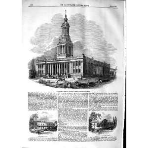    1853 Town Hall Leeds Architecture Chalk Farm Tavern