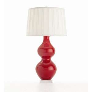  Helen Ceramic Lamp in Red