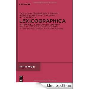 Lexicographica / 2010 Band 26 (German Edition) Christof Schuler 
