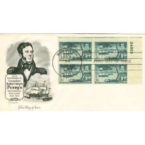  United States First Day Cover Commodore Perry Negotiations 