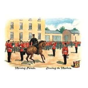  Morning Parade Covering the Markers   12x18 Framed Print 