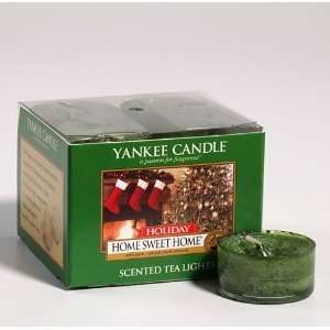 Holiday Home Sweet Home   Yankee Candle Box of 12 Tea Lights