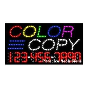 Color Copy LED Sign