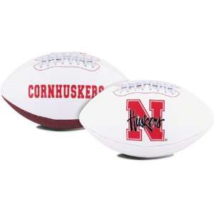  Nebraska Cornhuskers Signature Football