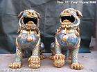 Foo Dogs Lions, Pure Bronze Copper or Brass items in foo dog store on 