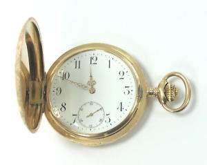 MUSEUM SPIRAL BREGUET SOLID GOLD HUNTING POCKET WATCH  