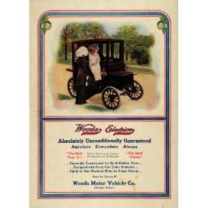   Woods Motor Vehicle Chicago   Original Print Ad