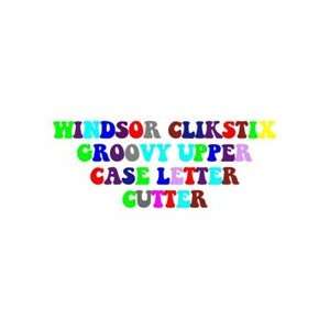  Windsor Groovy Uppercase Letters Clickstix Cutter Kitchen 