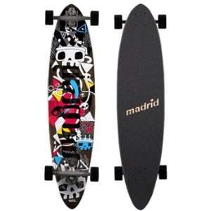  Madrid Snakeskin Upgraded 39  Upgraded Longboard Complete 