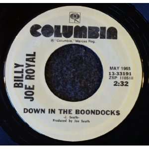  Down in the Boondocks / Cherry Hill Park Billy Joe Royal Music