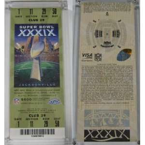  2005 Super Bowl Ticket SB XXXIX   NFL Football Tickets 