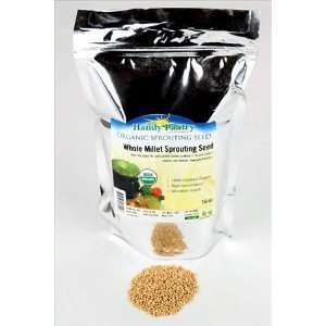 Organic Whole (Hull Intact) Millet Grain Seeds   Seed, Birdseed   1 
