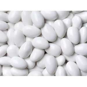 Jordan Almonds   Candy Coated   White Unpolished, 5 lbs  