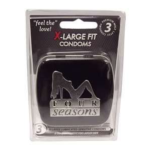  X large 3pk Black Tin