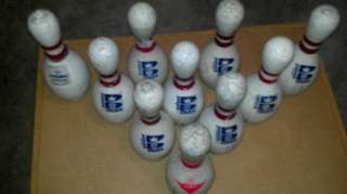   USED BOWLING PINS AMFLITE II   MAX USBC APPROVED TARGETS, ART  