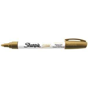  Sharpie Paint Marker Pen Oil Base Medium Point, Gold Box 