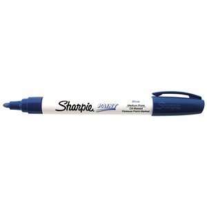  Sharpie Paint Marker Pen Oil Base Medium Point, Blue Box 
