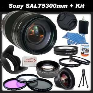  75 300mm f/4.5 5.6 Compact Super Telephoto Zoom Lens for Sony Alpha 