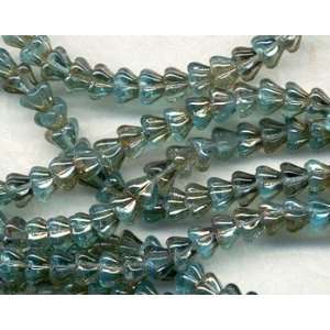  Baby Bell Flower Bead   Teal, Celsian Finish Arts, Crafts 