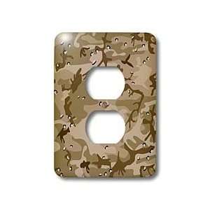 Florene Patriotic   Gulf War Brown Camouflage   Light Switch Covers 