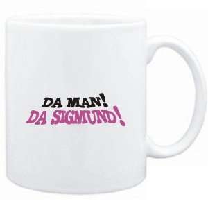  Mug White  Da man Da Sigmund  Male Names Sports 