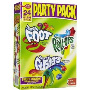   Foot Mini Party Pack Fruit Snacks  Grocery & Gourmet Food