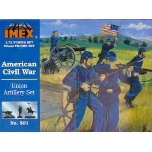  Union Artillery Set Civil War Figures by Imex Toys 
