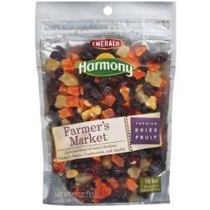 Emerald Harmony Farmers Market Dried Fruit, 10 oz Bags, 6 ct (Quantity 