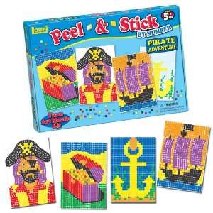    Lauri Toys Peel and Stick by Number Pirate Adventure Toys & Games