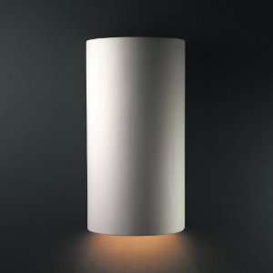  Ambiance Unpainted Bisque Really Big Cylinder Wall Sconce 