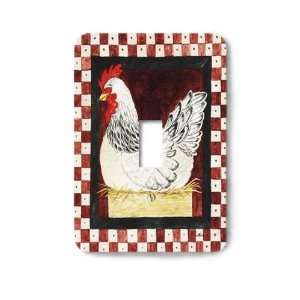  Hen on Eggs Decorative Steel Switchplate Cover