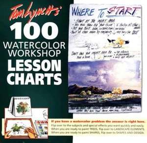 NOBLE  Tom Lynchs 100 Watercolor Workshop Lesson Charts by Tom Lynch 