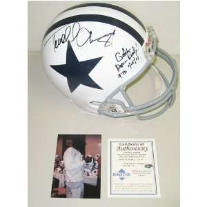  Terrell Owens Autographed Helmet   Replica Sports 