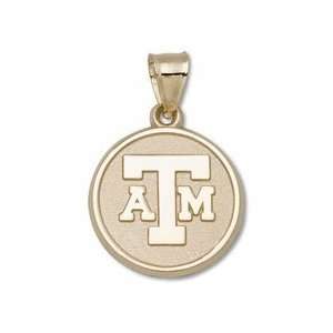   Aggies 3/4 ATM Pendant   Gold Plated Jewelry