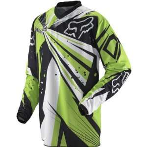  2012 Fox HC Undertow Motocross Jersey   Black/Green 