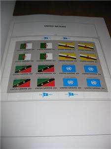 Davo Hingless United Nations Stamp Album & Stamps 2 volume  