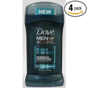  Dove Men + Care 24 Hour Deodorant, Clean Comfort, 3 Ounces 
