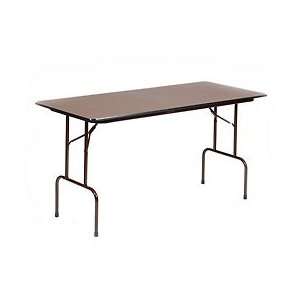 Counter Standing 36 Height Folding Table 3/4 High Pressure Walnut 