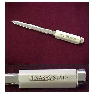   Bobcats Letter Opener Trillium/Texas State And Star