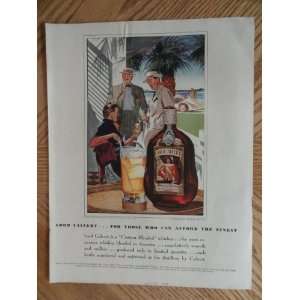   Biscayne Bay)Original vintage 1939 Colliers Magazine Print Art