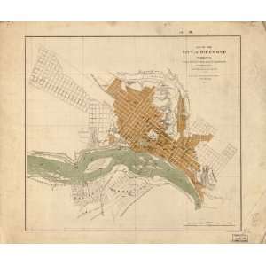  Civil War Map Map of the city of Richmond, Virginia / From 