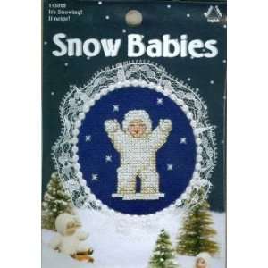 Snow Babies Its Snowing Cross Stitch Grocery & Gourmet Food