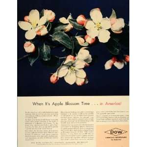  1941 Ad Dow Chemical Insecticide Pest Apple Blossom 