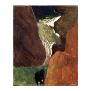   Gauguin   Above The Abyss Au Dessus Du Gouffre Giclee