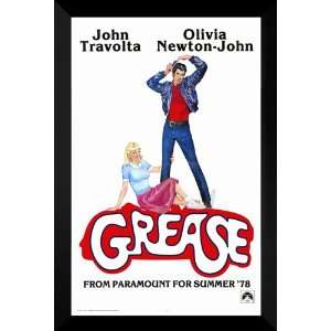  Grease FRAMED 27x40 Movie Poster John Travolta