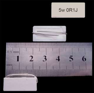 5W 0.1 ohm 0R1 Ceramic Cement Resistor 5 W Watt x 5  
