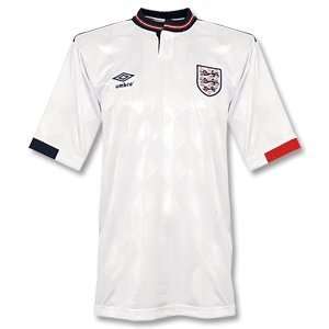  Umbro 1988 Euro Jersey White   Dark Navy   Vermillion 