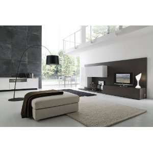  Rossetto   Tween Wall Unit in Dark Oak and Glossy White 