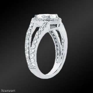 03 Ct. Cushion Cut Diamond Antique Engagement Ring G VS2 EGL  