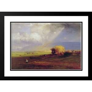  Inness, George 24x19 Framed and Double Matted Passing 